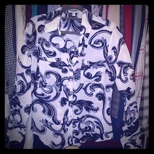 Express Slim Fit Portofino Shirt | Size Small